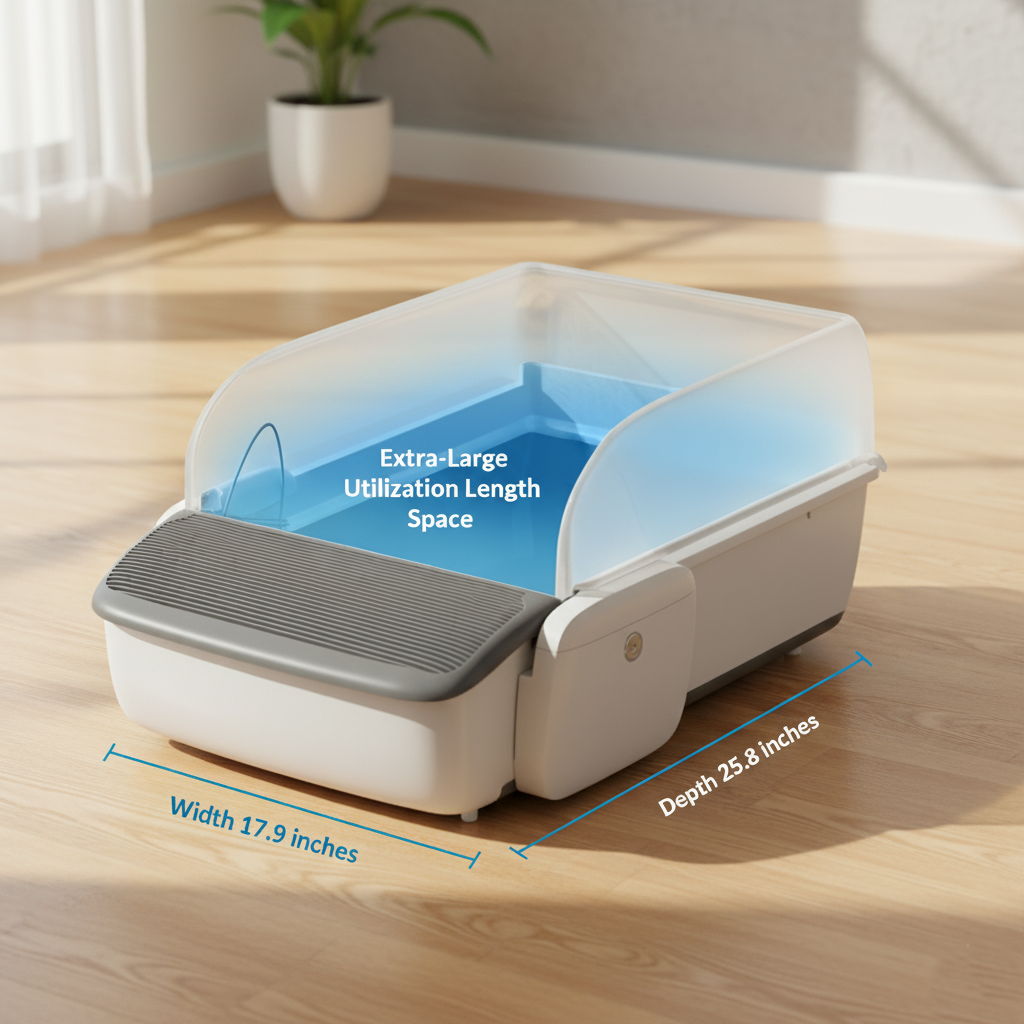 Flex™ Smart Self-Cleaning Cat Litter Box