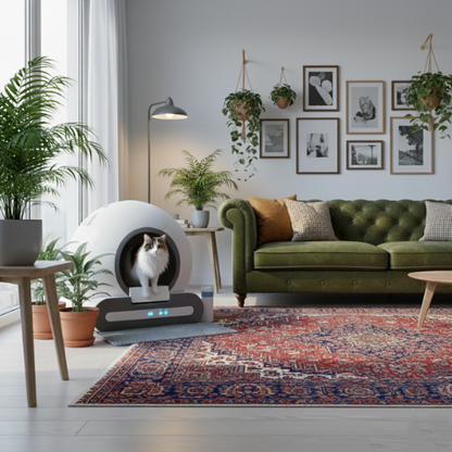 LittrBox Nova™ Smart Self-Cleaning Litter Box – 65L Large Interior