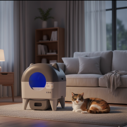 LittrBox Haven™ Smart Self-Cleaning Litter Box – 76L Large Interior