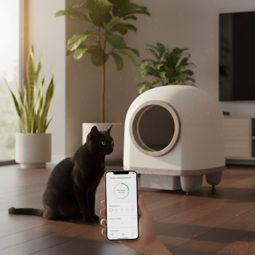 LittrBox Numa™ Smart Self-Cleaning Litter Box – 90L Extra-Large Interior