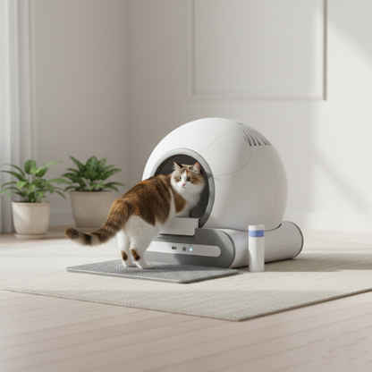 LittrBox Nova™ Smart Self-Cleaning Litter Box – 65L Large Interior