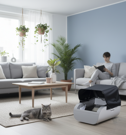 Edge™ Smart Self-Cleaning Cat Litter Box