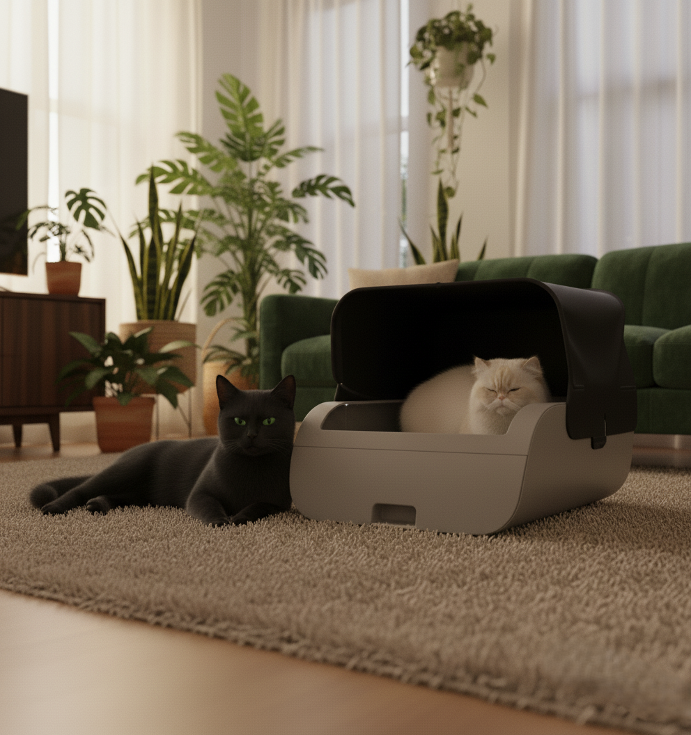 Edge™ Smart Self-Cleaning Cat Litter Box