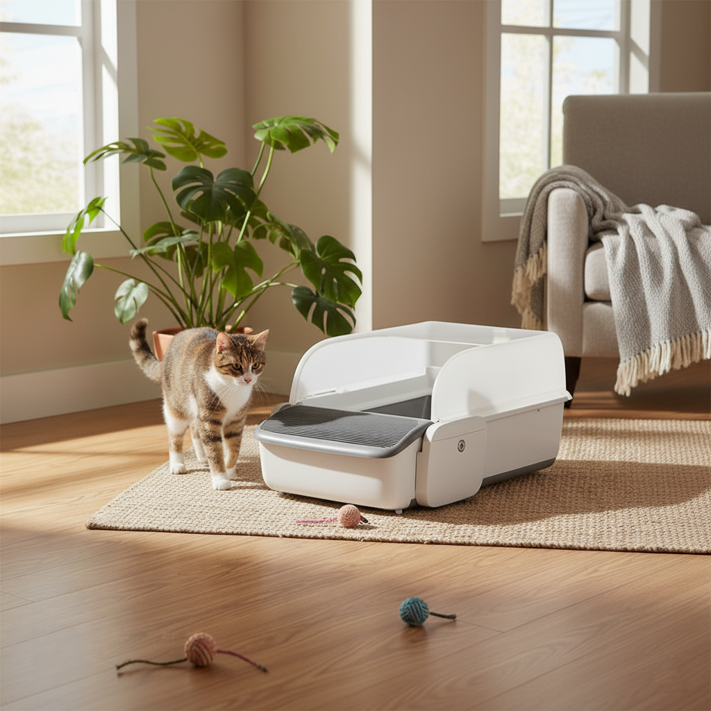 Flex™ Smart Self-Cleaning Cat Litter Box