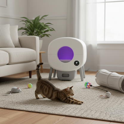 Glow™ Smart Self-Cleaning Cat Litter Box