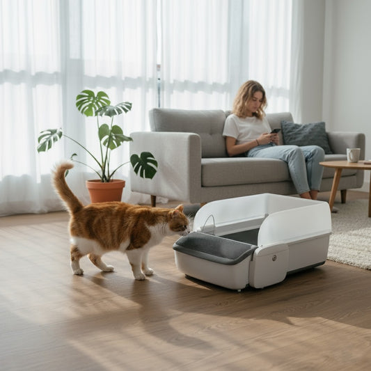 Flex™ Smart Self-Cleaning Cat Litter Box